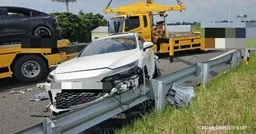國一西螺3車連環追撞！釀3人受傷 慘況畫面曝
